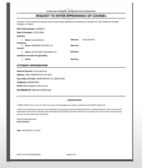 EnterAppearance Pdf